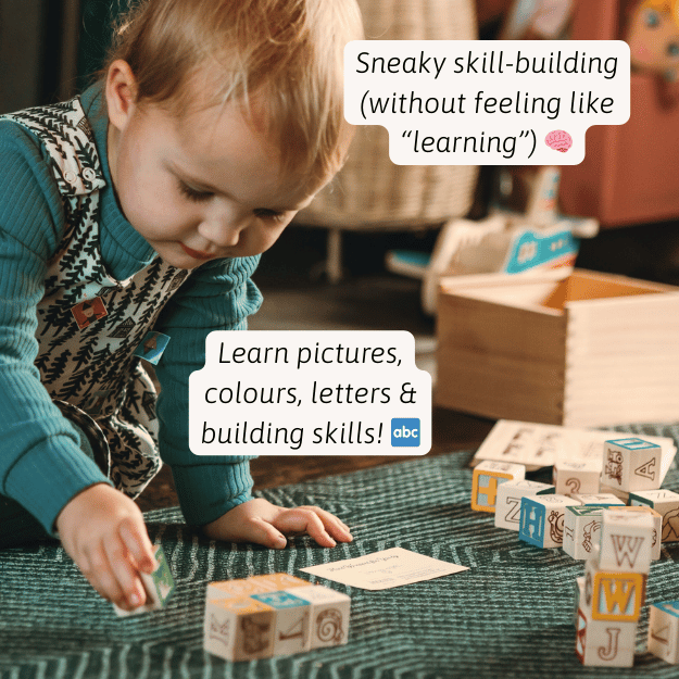 Alphabet Wooden Blocks - Kids Building Blocks 3