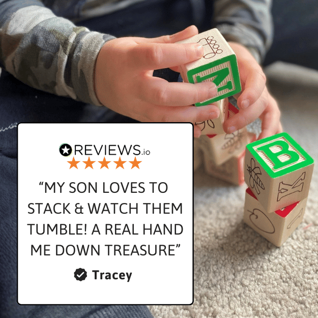 Alphabet Wooden Blocks - Kids Building Blocks 7