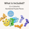 Counting Caterpillar - Number Puzzle