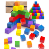 Small Wooden Blocks - Construction Cubes for Kids