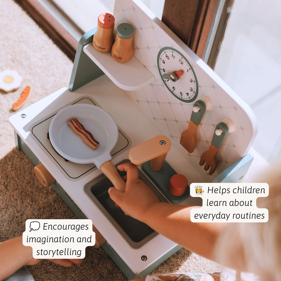 Wooden Play Kitchen 2