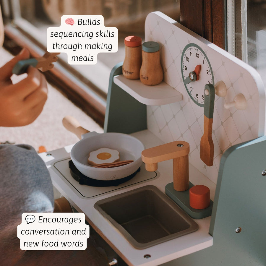 Wooden Play Kitchen 7