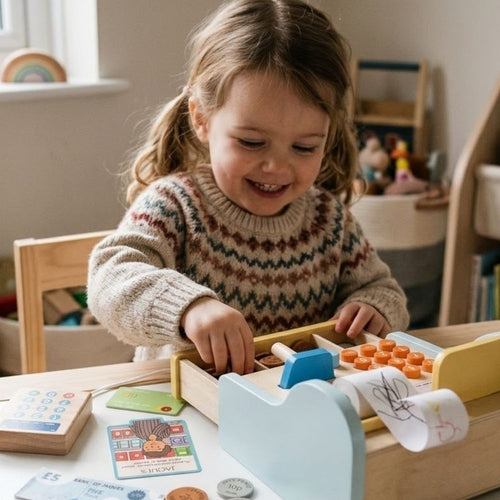 Wooden kids till 