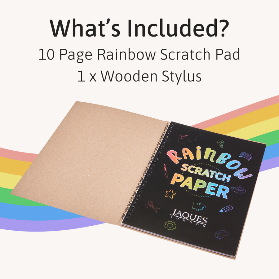 Rainbow Scratch Paper - Scratch Art Pad 3