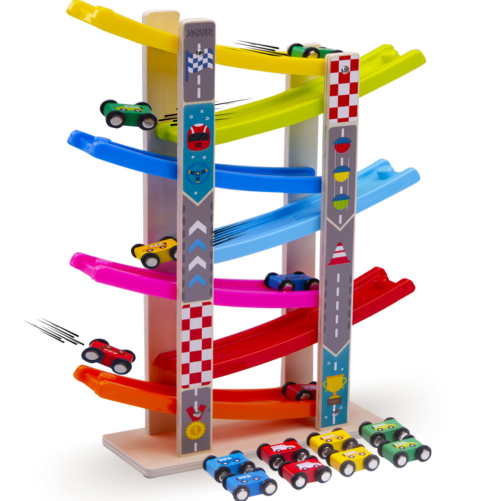 Car Ramp Toy - Colourful Cars & Ramp – Jaques of London