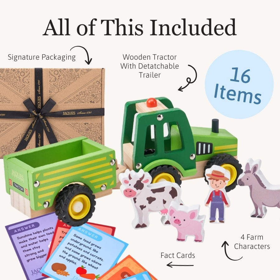 Wooden Tractor - Farm Toy 5