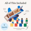 Wooden Aeroplane - Toddler Toy Plane