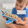 Wooden Aeroplane - Toddler Toy Plane