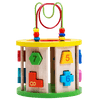 Wooden Activity Cube - Activity Cube for Toddlers