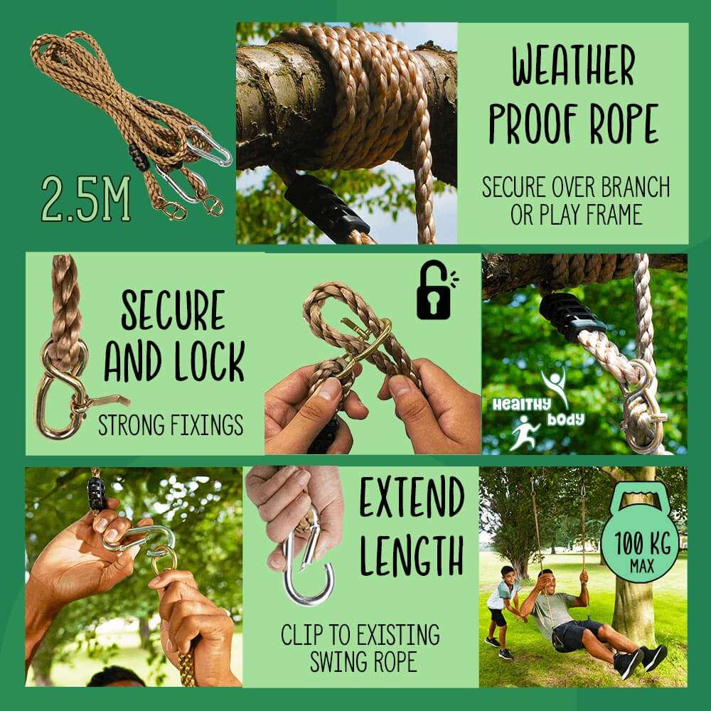  Adjustable Swing Rope Extension