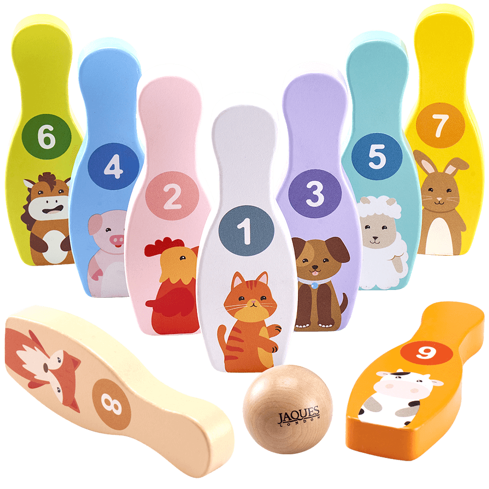 Wooden Animal Skittles