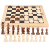 Wooden Chess Set - Chess Set Including Draughts Pieces