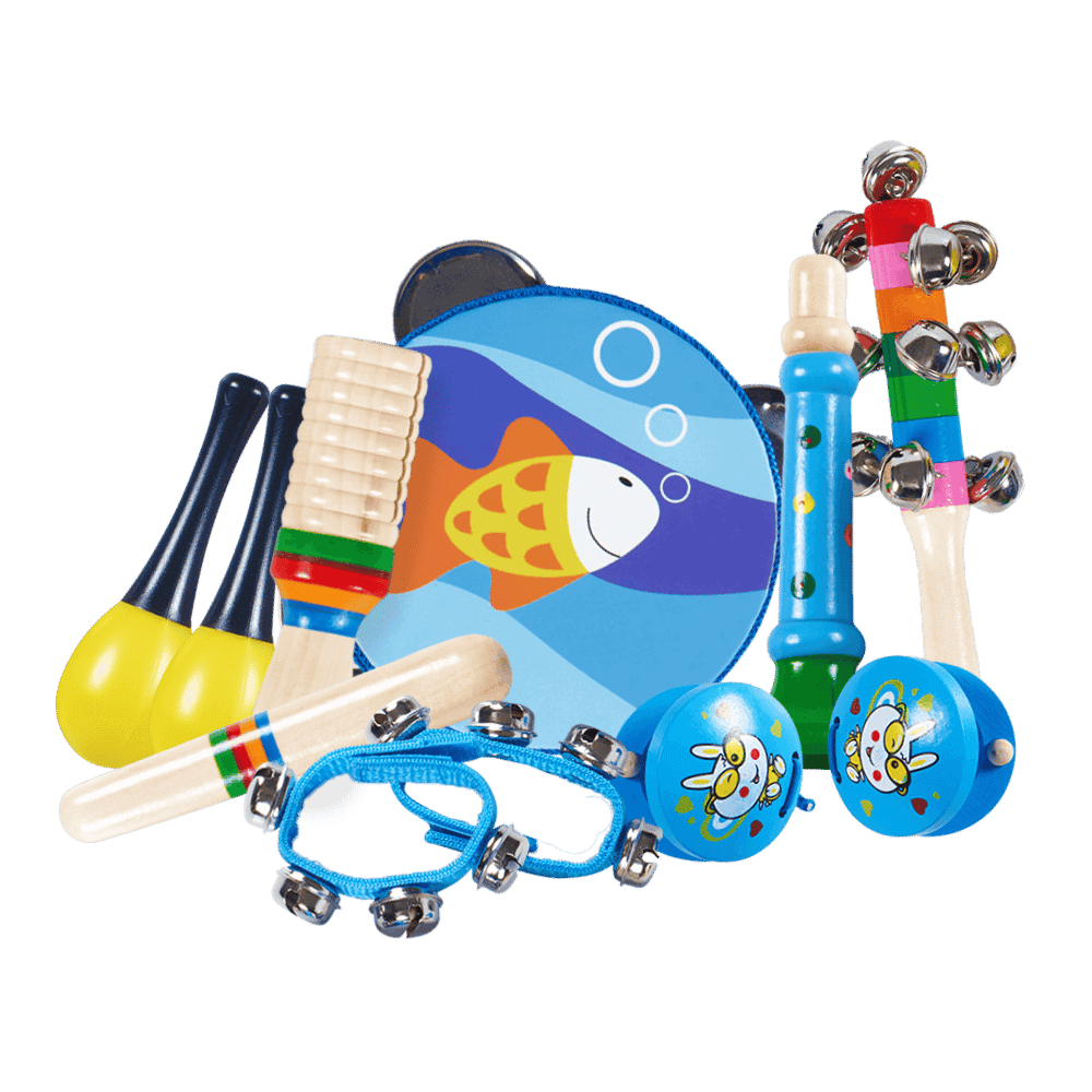 Instruments Play Set Children's Music Set | Wooden Instruments – Jaques of London
