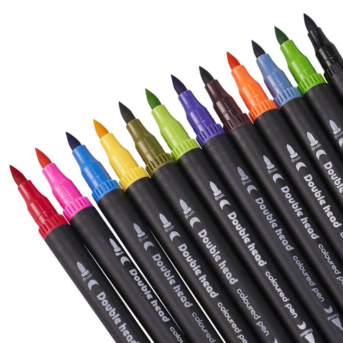  Felt Tip end of the duo colouring markers