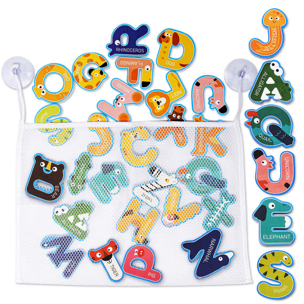 Bath Toy Letters - Foam Alphabet Letters – Jaques of London