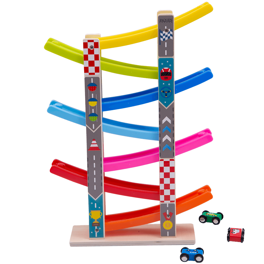 Car Ramp Toy - Colourful Cars & Ramp – Jaques of London