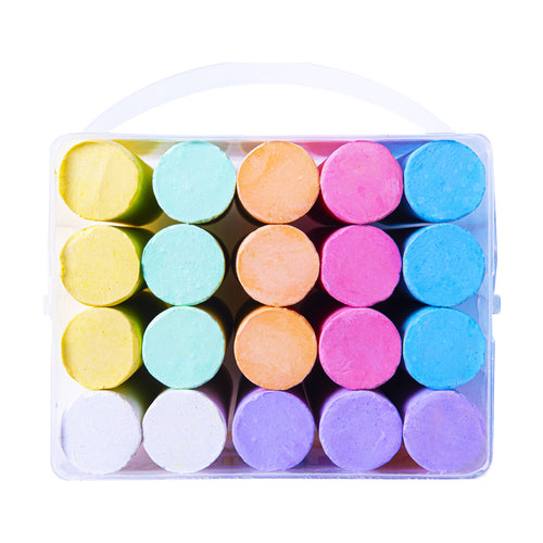 Set of 20 colourful giant chalks