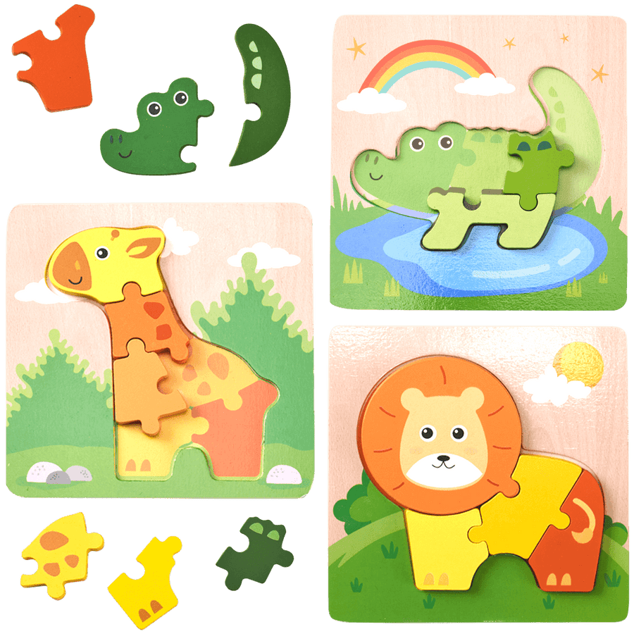 Wooden Kids Puzzle - Animal Puzzle 1