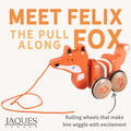 Felix The Fox Pull Along Toy
