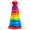 Stacking Rings Toy - Wooden Rainbow Toy