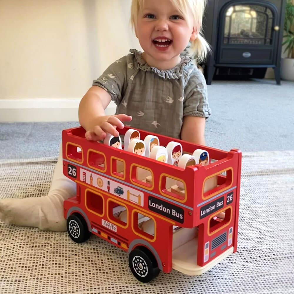 Toy London Bus | Wooden Toy – Jaques of London