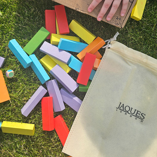 Rainbow tumble tower game 