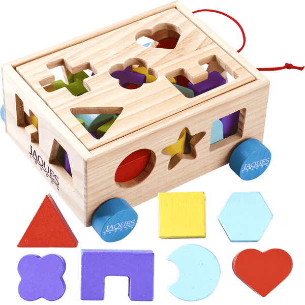 Pull Along Shape Sorter Shape Sorting Toy – Jaques of London