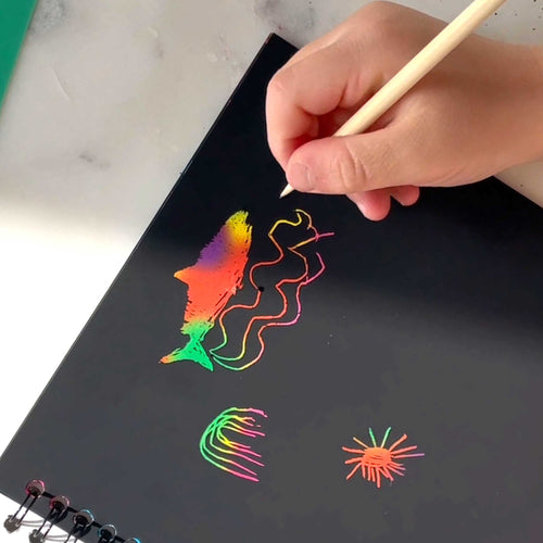 Rainbow Scratch Art Pad Bundle 