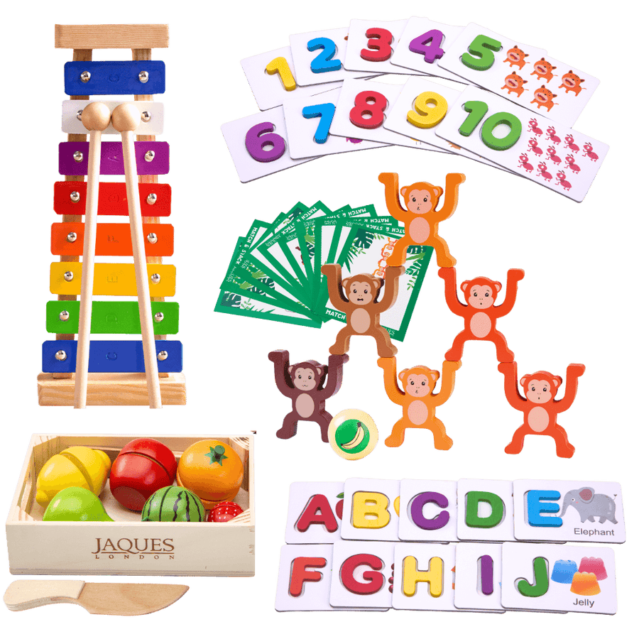 Montessori Toys for 3 Year Olds | Learning Bundle 1