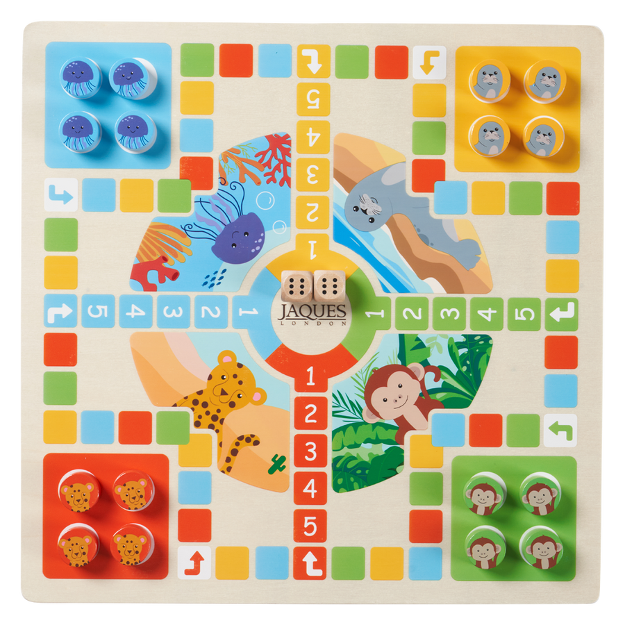Snakes and Ladders with Ludo - Family Board Game 4
