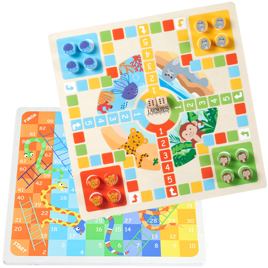 Snakes and Ladders with Ludo - Family Board Game 1