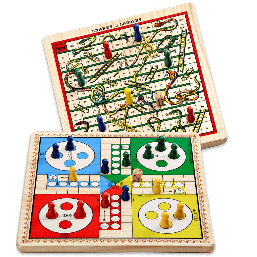 Classic Board Game - Snakes and Ladders & Ludo 1