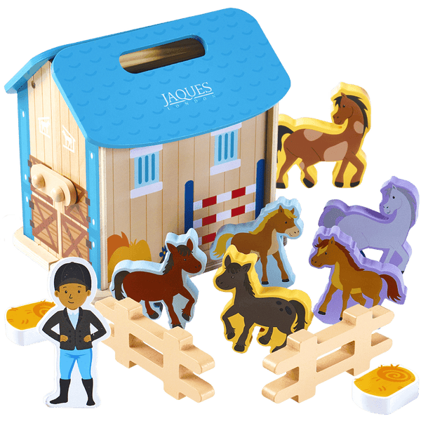 Happy Horse Stables Wooden Stable Toy – Jaques of London