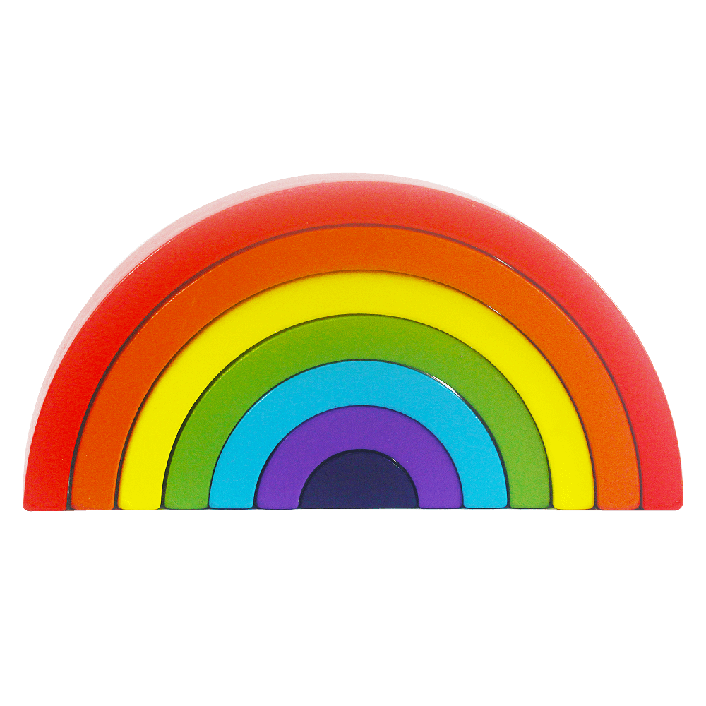 Montessori Toy - Wooden Rainbow