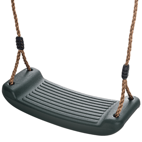 Swing seat pictured hanging upright 