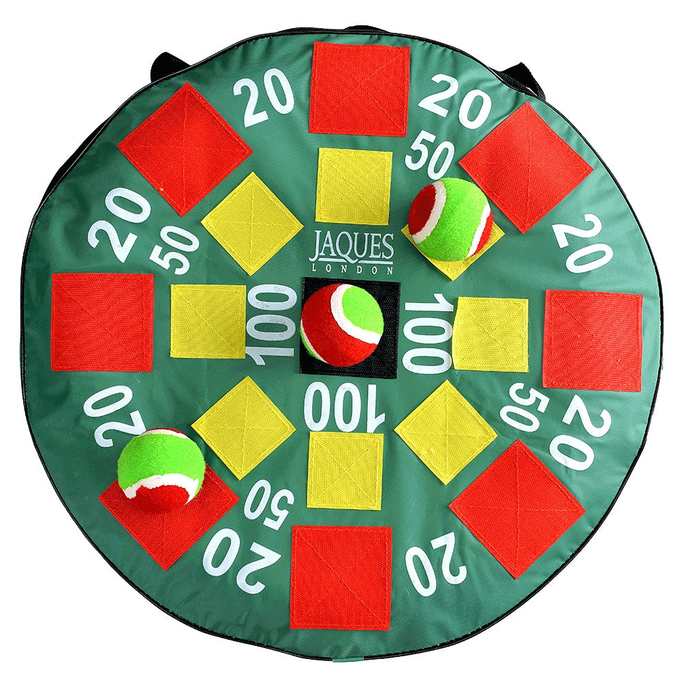 Target toss velcro ball game