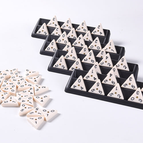 Triangle dominoes game 