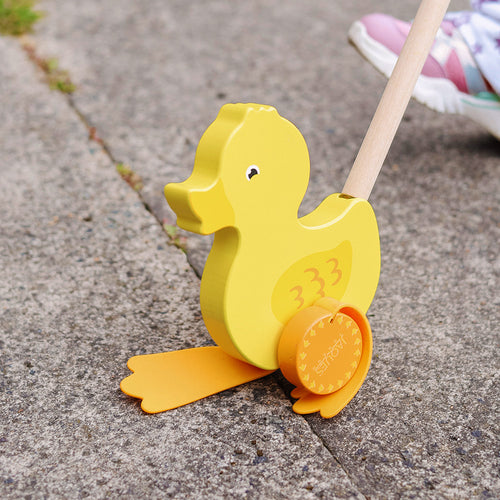  Child Walking With Waddles the Push Along Duck