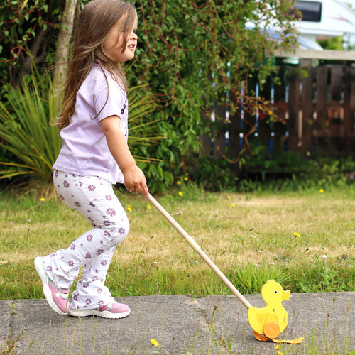  Child Walking With Waddles the Push Along Duck