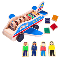 Wooden Aeroplane Toddler Toy Plane