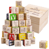 Alphabet Wooden Blocks - Kids Building Blocks