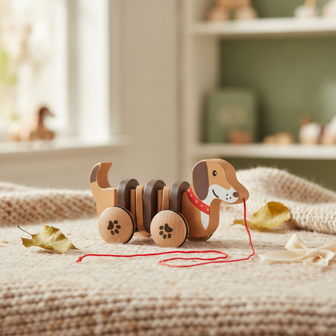 Dolly the Dachshund pull along toy, 231 sale banner desktop