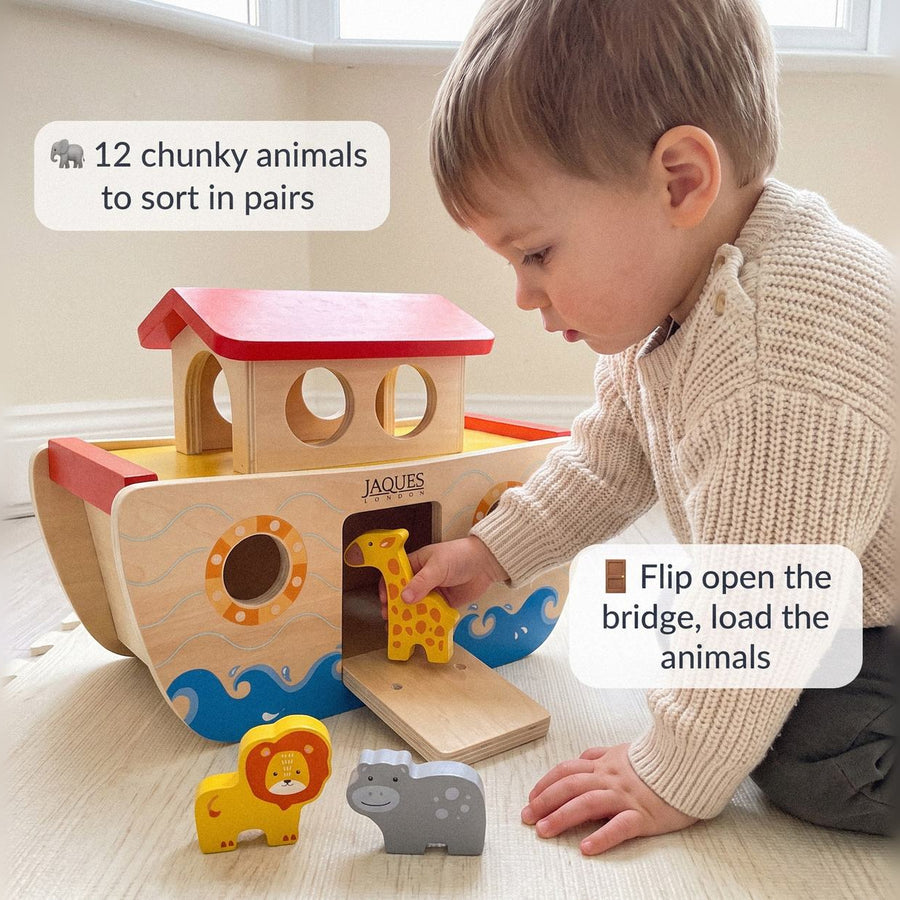 Wooden Noahs Ark - Wooden Animal Toy 4