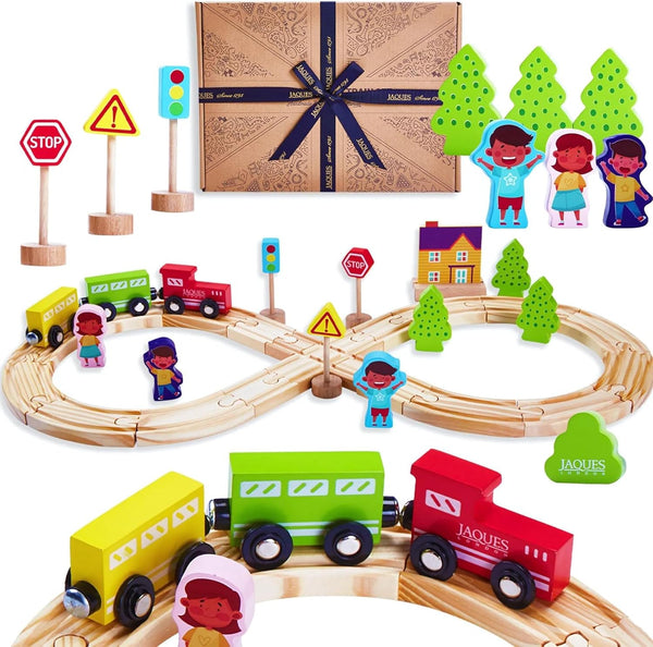 Wooden Train Set for Kids Jaques of London