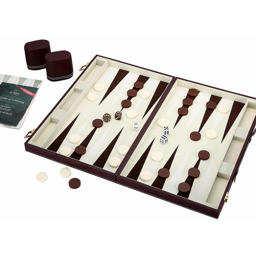 15 inch luxury club backgammon set  