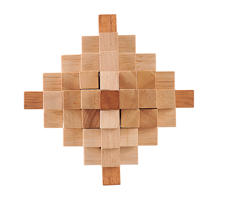 Wooden Star Puzzle Mind Puzzle