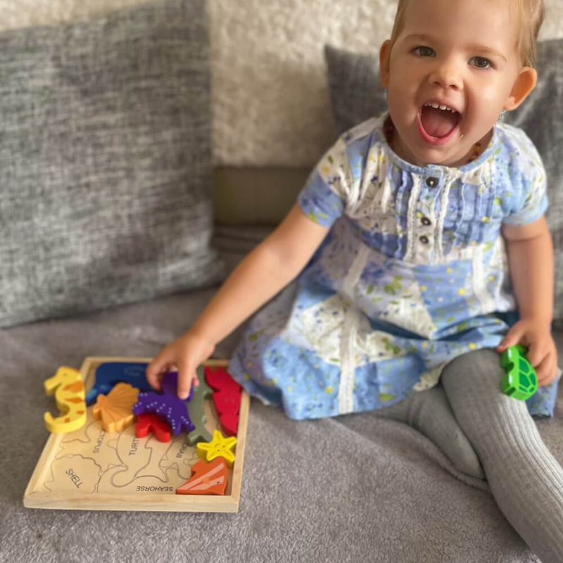 Ocean Puzzle - Wooden Toy For Kids