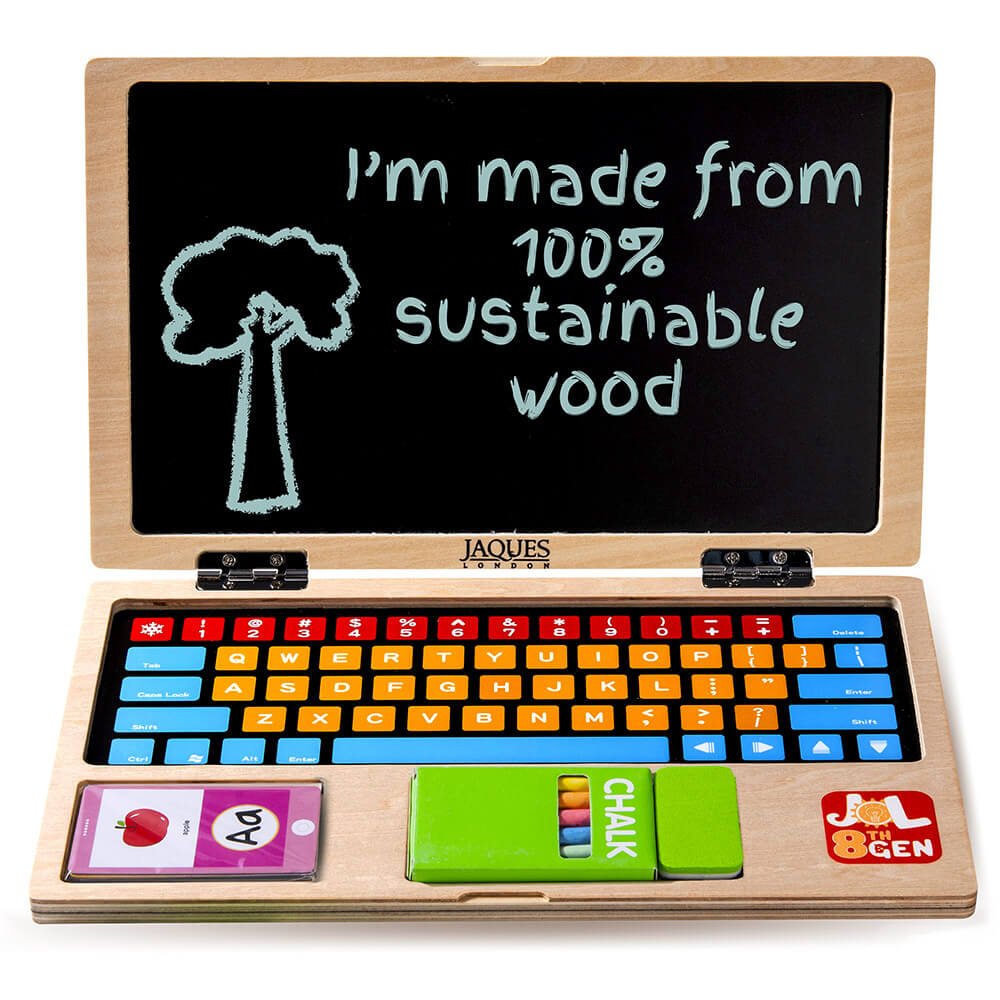 Learning Labtop Toy Wooden Laptop | Magnetic Toy