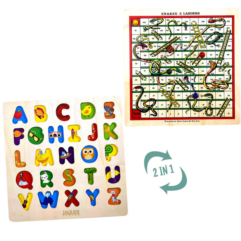 Alphabet Toy with Snakes and Ladders Set