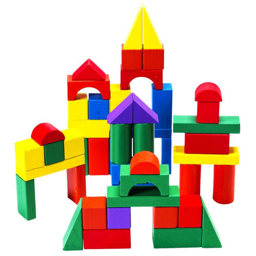 Building blocks creating a tower  
